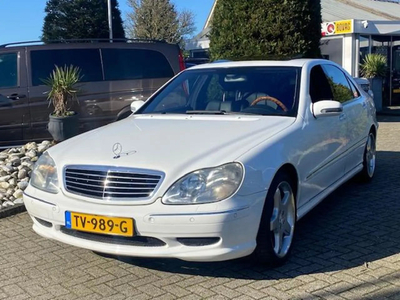 Mercedes-Benz S-Klasse S55 AMG V8 2002 Wit Nieuwstaat Youngtimer