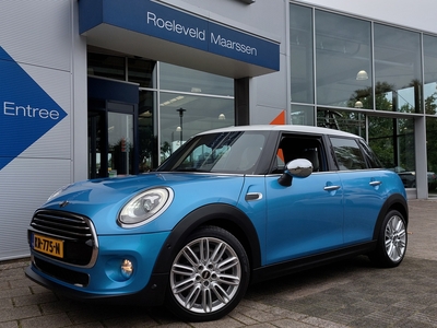 MINI MINI Cooper 1.5 136pk Automaat Cooper Serious Business 5-Deurs | Navi | Leder+Verwarmd+Sportstoel | Clima | Cruise | Keyles Entry | Pdc V+A+Assist | 17''lm | Led Koplampen | Licht+Regensensor