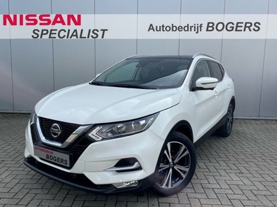 Nissan QASHQAI 1.2 DIG-T N-Connecta Design pack X-Tronic Automaat Navigatie, Panoramadak, 19