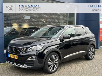 Peugeot 3008 1.2 Turbo 130 PK Allure Premium | Navigatie | Elektrische Achterklep | Afneembare Trekhaak 1400 KG Trekvermogen | LED Verlichting | Dakrails | Cruise Control | Keyless Entry | Climate Control | Sfeerverlichting | 19 Inch Lichtmetalen Velgen |