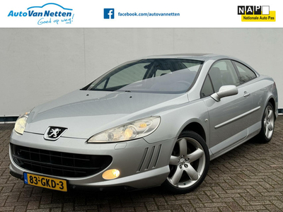 Peugeot 407 Coupé 2.7 HDiF 204pk Automaat,Féline uitv.,Leder,Clima,Xenon,schuifdak,