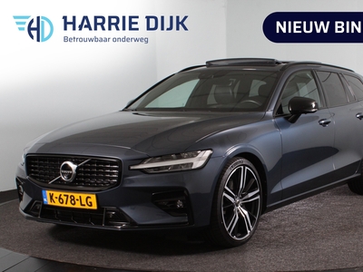 VOLVO V60 2.0 B3 160 PK R-Design - Automaat | S/K-panodak | Adapt. Cruise | Harman Kardon | PDC | 360 Camera | Memory stoel | NAV+App. Connect | ECC | LM 20