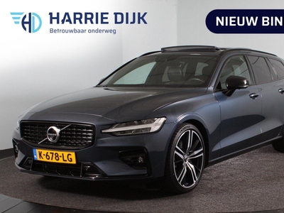 Volvo V60 2.0 B3 160 PK R-Design - Automaat | S/K-panodak | Adapt. Cruise | Harman Kardon | PDC | 360 Camera | Memory stoel | NAV+App. Connect | ECC | LM 20