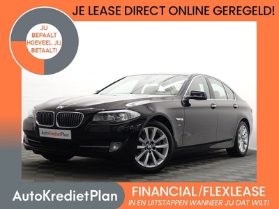 BMW 5 Serie 520i Sedan 184pk High Exe M Aut8 Navi Pro, Leer, ONLINE ALTIJD BEREIKBAAR!