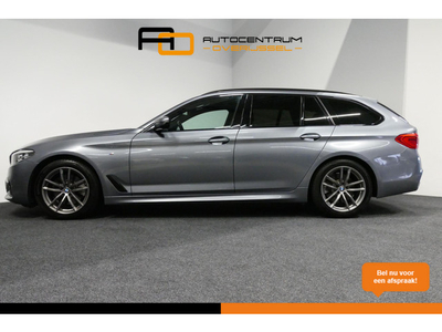 BMW 5-serie Touring 520i High Executive / M- Sport / Leder / Stoelverwarming / Elek. stoelverstelling / LED koplampen / Elek. achterklep / Ambiance verlichting / PDC v+a / Navigatie Pro / Cruise Control