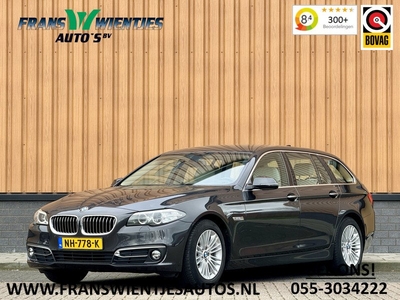 BMW 5 Serie Touring 520i Luxury Edition | Leder | Geheugen Stoelen | Elektrische Achterklep | Xenon | Stoelverwarming | Elektrisch Stuurwiel | Navigatie | Parkeersensoren | LED |