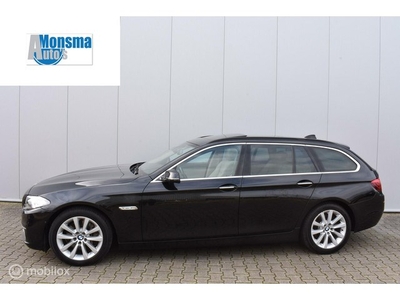 BMW 528i AUT Touring Executive 2013 Zwart Pano Leder