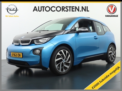 BMW I3 14395 na subsidie !SUBSIDIE 2.000 94Ah 33 kwh 170pk PanoDak/Schuifk.dak Gr.Navi-pro Warmtepomp Teleservice Connected WiFi Camera Park-assist PDC-A+Voor dual-ECC Stoelvwerwarmd 19