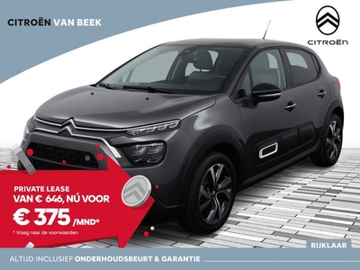 Citroën C3 PureTech 110pk Automaat Max | Rijklaar | 17