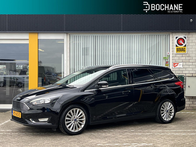 Ford Focus Wagon 1.0 Titanium , NL-Auto, Trekhaak, Navigatie, Incl. winterbanden, Key-less, Climate Control, Cruise Control, Parkeersensoren, Voorruit verwarming, Lichtmetaal, Park assist