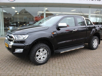 Ford Ranger, 160pk , 4X4 2.2 TDCi XLT Supercab 3500kg Trekgwicht , Airco Cruise control , Trekhaak , LM velgen , Roll bar Zeer nette en goed onderhouden Ford Ranger