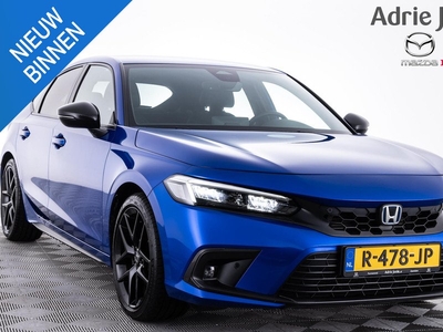 Honda Civic 2.0 e:HEV Sport 2.0 e:HEV Sport | AUTOMAAT | APPLE CARPLAY | DODEHOEK DETECTIE | 18 INCH LM | ADAPTIEF CRUISE CONTROL | NED AUTO |