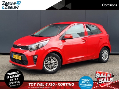 KIA PICANTO 1.0 DPi DynamicLine Airco | Apple Carplay/Android Auto | Bluetooth | Camera | Metallic lak | Lichtmetalen velgen | Fabrieksgarantie 27-08-2029 | NAP