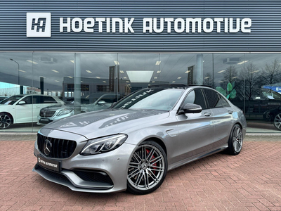 Mercedes-Benz C-klasse 63 AMG | Pano | Hud | Burmester | 360° camera | Distonic + | AMG Sport uitlaat