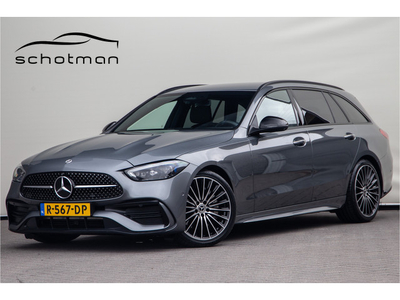 Mercedes-Benz C-Klasse Estate 220 d AMG Nightpakket, Distronic, Trekhaak, Standkachel 2021