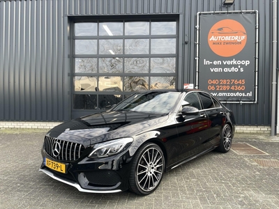 MERCEDES C-KLASSE 250 AMG Sport BURMESTER|KEYLESS-GO|LEER|NAVIGATIE|LED|STOELVERWARMING|SFEERVERLICHTING