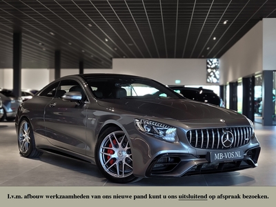 MERCEDES S-KLASSE Coupé 63 AMG 4M+ Carbon|Massage|Night|Rij-assistentie|HUD|Burmester|New Service