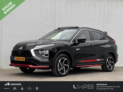 MITSUBISHI ECLIPSE CROSS 2.4 PHEV Instyle Automaat / RalliArt Sportpakket / Origineel NL Auto / Afneembare Trekhaak 1500kg / Luxe Wit Leder / Schuif- Kanteldak