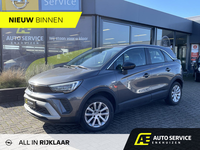 Opel Crossland 1.2 Turbo Elegance RIJKLAAR PRIJS Incl. Service en garantie | Leder interieur | Stoel en stuur verwarming | LED | Climate Control | CarPlay