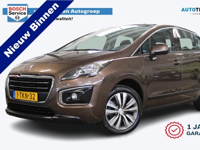 PEUGEOT 3008 1.6 Active | Incl 1 jaar garantie | Navigatie | Cruise | Clima | Parkeersensoren + Camera | Trekhaak | Panorama dak | Isofix |