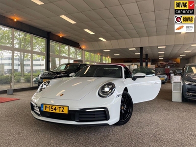 Porsche 911 Cabrio Carrera 3.0 - Witrood - 385PK - Sport Design - 11-2020 - Full options - Line as - Uniek - Mooi geluid