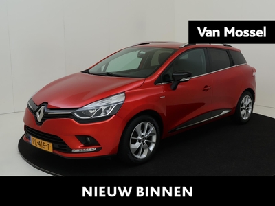 RENAULT CLIO Estate 0.9 TCe 90 PK Limited Airco / Parkeersensoren Achter / Lichtmetalen Velgen / Navigatie / Cruise Control /