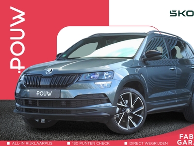 SKODA KAROQ 1.5 TSI 150pk DSG Sportline Business | Trekhaak | Adaptive Cruise | 19