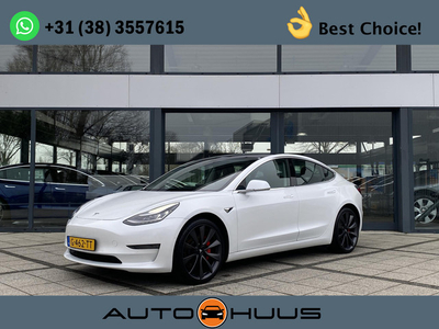 Tesla Model 3 Performance AWD 462pk Panorama Leder Navi Camera