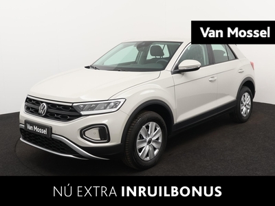 VOLKSWAGEN T-ROC 1.0 TSI Fabrieksgarantie tm 02-2028 | Lichtmetalen velgen | Apple carplay/android auto | Trekhaak | Ascot Grey