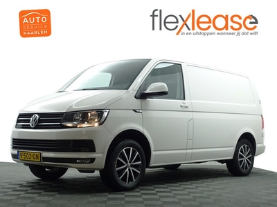 Volkswagen Transporter 2.0 TDI 150pk L1 Highline+ Aut- Design Leder, Navi, Clima, Park Assist, Spiegel Pakket, Grijs Kenteken