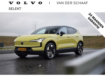 Volvo EX30 Single Motor Extended Range Plus 69 kWh / Moss Yellow / Adapt. Cruise / H&K Audio / Pine interieur / 19'' / Getint glas /