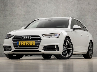 Audi A4 Avant 1.4 TFSI S-Line Sport 150Pk Automaat (2X S-LINE, GROOT NAVI, GETINT GLAS, LEDER, SPORTSTOELEN, TREKHAAK, ELEK ACHTERKLEP, DYNAMISCHE KNIPPERLICHTEN, NIEUWSTAAT)