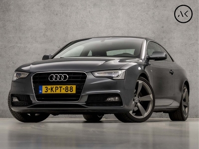 Audi A5 Coupé 1.8 TFSI S-Line Sport 170Pk Automaat (2X S-LINE, ROTOR VELGEN, NAVIGATIE, LEDER, BLUETOOTH, SPORTSTOELEN, PARKEERSENSOREN, CRUISE, NIEUWE APK, NIEUWSTAAT)