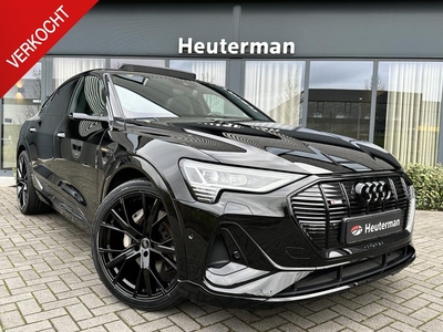 Audi E-tron Sportback 50 Quattro S Edition/ B&O/ Pano/ Black optiek