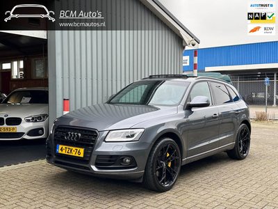 Audi Q5 3.0 TFSI SQ5 quattro 465pk S Line Pano Milltek JD Nap Keyless Daytona Grey Leer Camera 21 inch