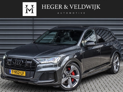 Audi Q7 60 TFSI e QUATTRO COMPETITION | S-SEATS | PANORAMADAK| ACTIVE CRUISE | LASER | LUCHTVERING | 360 CAMERA | | B&O SOUND | SOFTCLOS