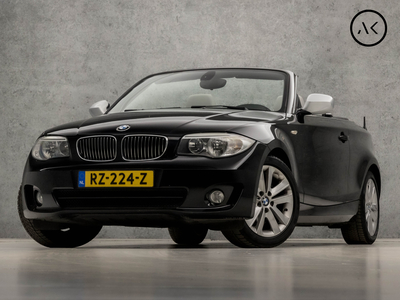 BMW 1-SERIE Cabrio 118i High Executive Sport 143Pk (STOELVERWARMING, SOFTTOP, CLIMATE, LEDEREN SPORTSTOELEN, MULTIFUNCTIONEEL STUURWIEL, CRUISE, LM VELGEN, NIEUWSTAAT)