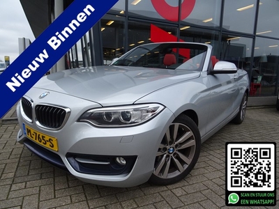 BMW 2 Serie Cabrio 218i / LEDER / NAVIGATIE / TREKHAAK