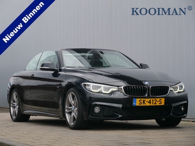 BMW 4 Serie Cabrio 420i 184pk High Executive Automaat M-pakket Leer / Navigatie / Camera / Keyless entry