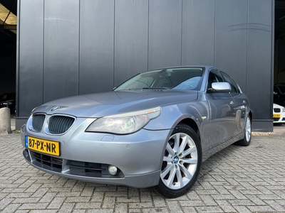 BMW 5-serie 525i '05 OrgNl!/Aut/Leder/18'Lmv/Navi/Nap!