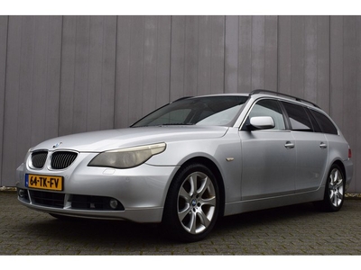 BMW 5 Serie Touring 525i Automaat Executive Zwart Leder