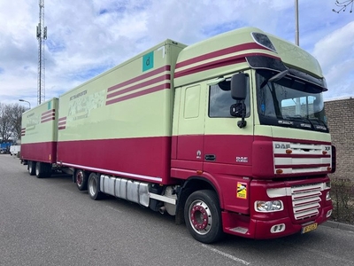 DAF XF 105.410 SSC 6X2 EURO 5 + FLIEGL 2 AXLE (bj 2007)