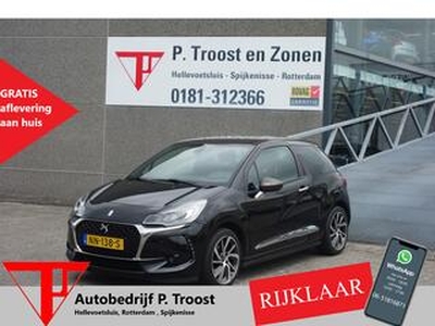 DS DS 3 1.2 PureTech So Chic,Navigatie Full Map,Achteruitrij Camera,Cruise Control,Climate Control,Parkeer Sensors Voor en Achter,Lichtmetalen Velgen 17Inch