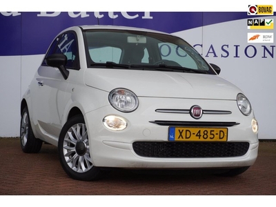 Fiat 500 0.9 TwinAir Turbo Popstar+Cruise+Airco = NOVEMBER