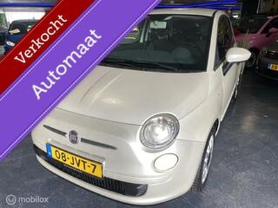 Fiat 500 1.2 sport*NL NAP?*AUTOMAAT*HALF LEDER SPORT STOELEN