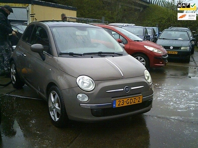 Fiat 500 1.4-16V Lounge pano leer airco elek pak nap apk