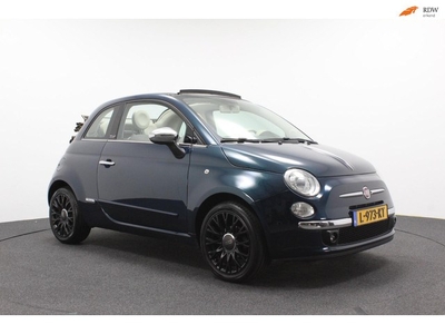 Fiat 500 C 1.2 Lounge Cabrio Airco Half leer Zeer