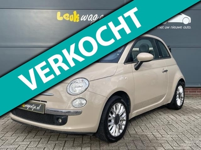 Fiat 500 C 1.2 Lounge Cabrio *cappuccino * VERKOCHT *