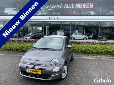 Fiat 500 Cabrio 0.9 TwinAir Turbo Lounge Clim.control - Parks-A - Navi - U-Con./Radio/USB/AUX/TEL - MFL-Stuurwiel - LMV - Ramen E-VZ