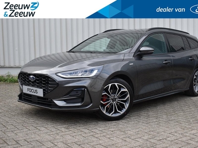 Ford Focus Wagon 1.0 EcoBoost Hybrid ST Line X | Zeer compleet | Uit voorraad leverbaar | €1500 korting + €1500 extra inruilpremie | Winter pack | Driver assistance pack | 18